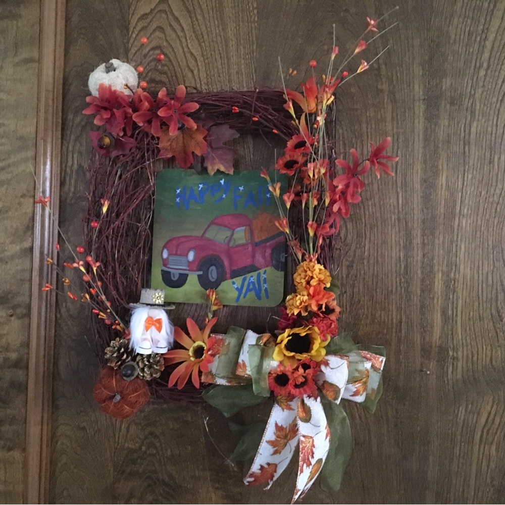 Fall wreath - Picture 3 of 4